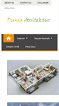 Mobile Screenshot of duniaarsitektur.com